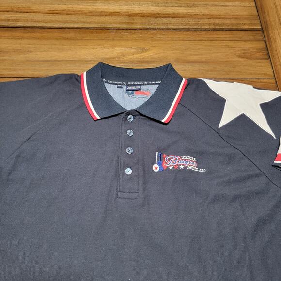 Rock Point Texas Original Texas Flag Polo "Texas Bluegrass Music, LLC" Size 2XL - Picture 2 of 10